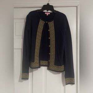 Lilly Pulitzer Greek Key Cardigan